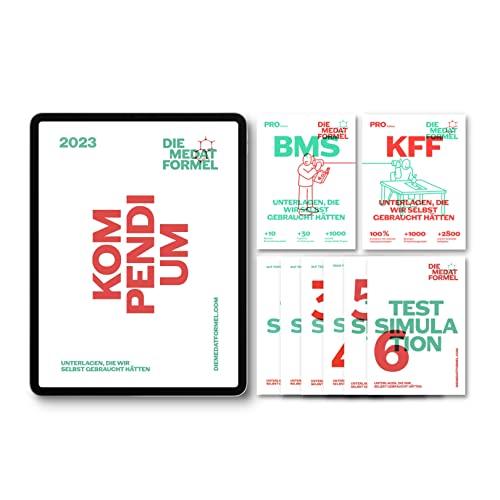 MedAT Vorbereitung | All-Inclusive-Paket | Die MedAT-Formel: Kompendium, BMS Pro Fragenbuch, KFF Pro Übungsbuch und 6 Testsimulationen zur Vorbereitung für den Medizinaufnahmetest in Österreich