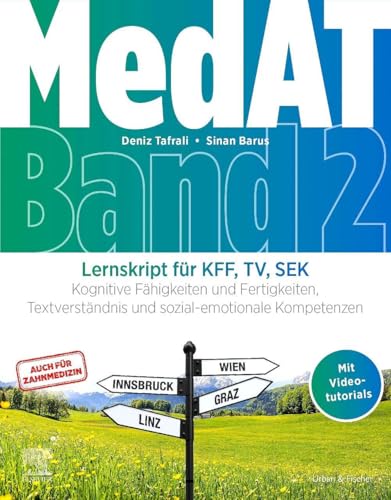 MedAT Lernskript für KFF, TV, SEK (Band 2): Kognitive Fähigkeiten und Fertigkeiten, Textverständnis und sozial-emotionale Kompetenzen (inkl. manuelle ... - Lehrbuch - Urban & Fischer-Verlag) auf Amazon anschauen MedAT Lernskript für KFF, TV, SEK (Band 2): Kognitive Fähigkeiten und Fertigkeiten, Textverständnis und sozial-emotionale Kompetenzen (inkl. manuelle ... - Lehrbuch - Urban & Fischer-Verlag)